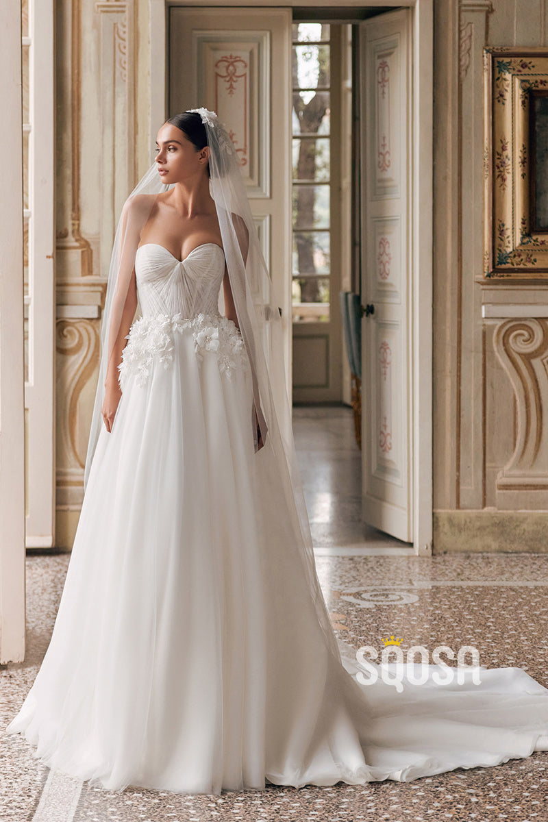 casual floral wedding dress Bloom into Your Bridal Dreams at Strut Bridal Salon's Floral Wedding Dress Trunk Show!