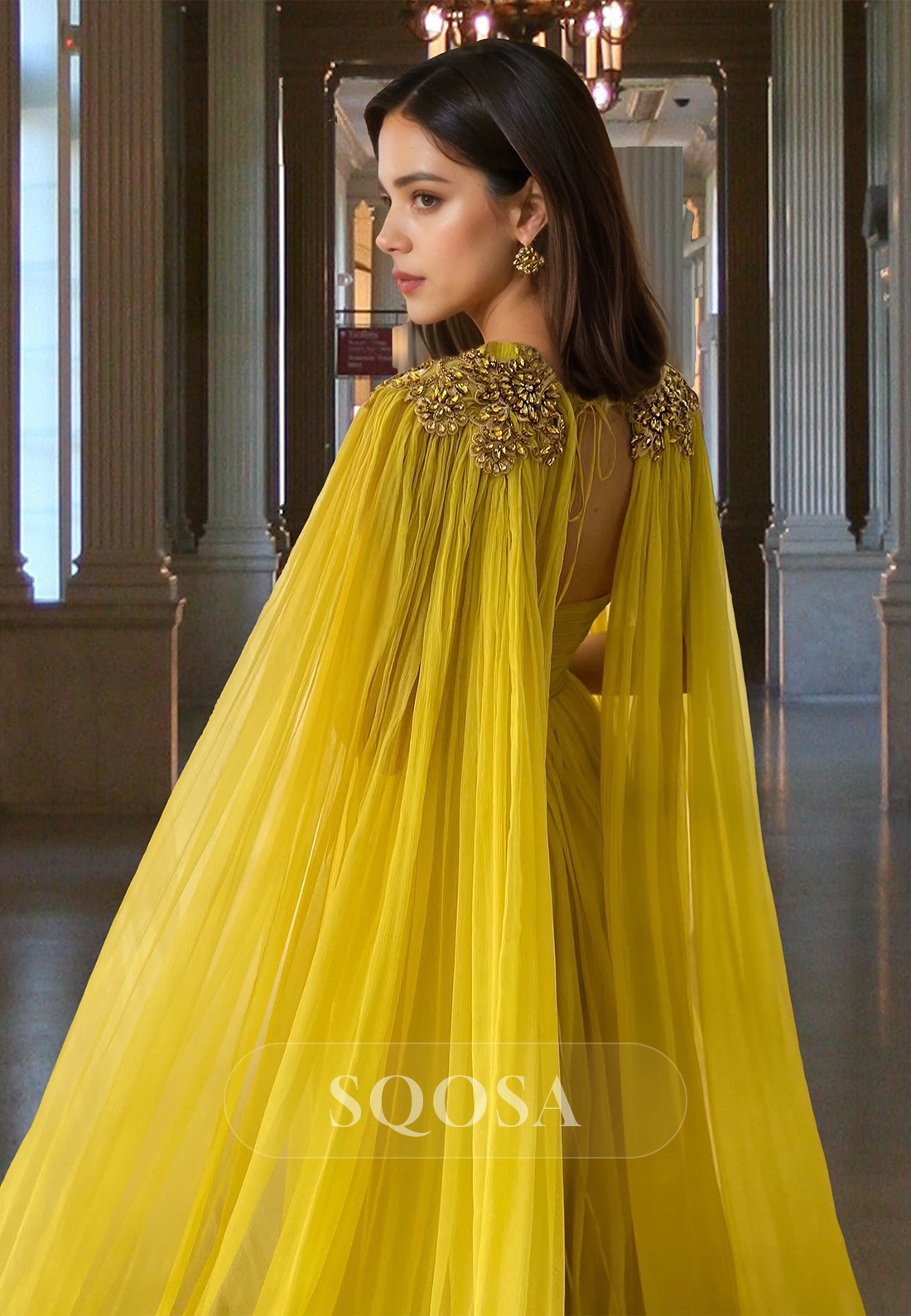 Sweetheart Sleeveless Tulle A-Line Prom Dress Pleated Beaded Formal Gowns with Overlay