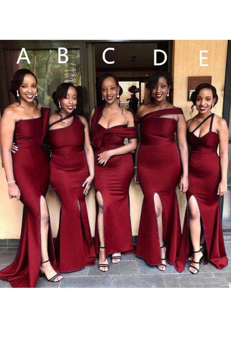 mismatched burgundy bridesmaid dresses Mismatched Bridesmaid Dress,Burgundy Bridesmaid Dress,Long Bridesmaid Dress,BD00116, US12 / Royal Blue