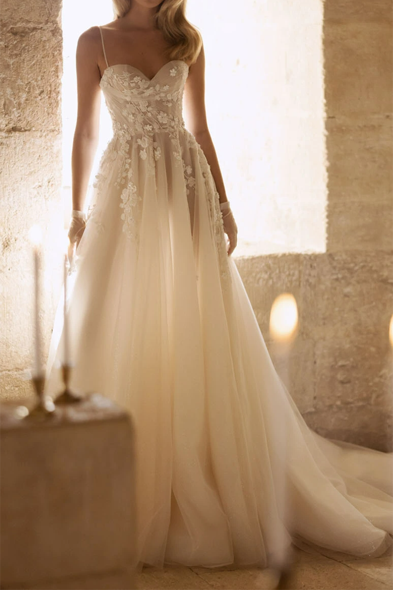 a line court train wedding dress Fantasy A-Line Lace Long Sleeves Wedding Dresses Plus Size Gothic Black Dress COCOMELODY CW3156, 35 Days / As Picture:Ivory/Nude / US16-UK18-EUR46