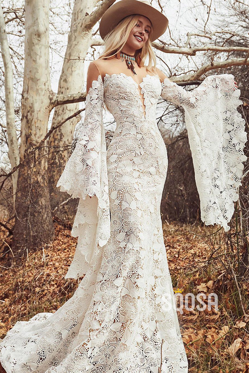 Non Traditional Wedding Unusual Wedding Dresses With Sleeves