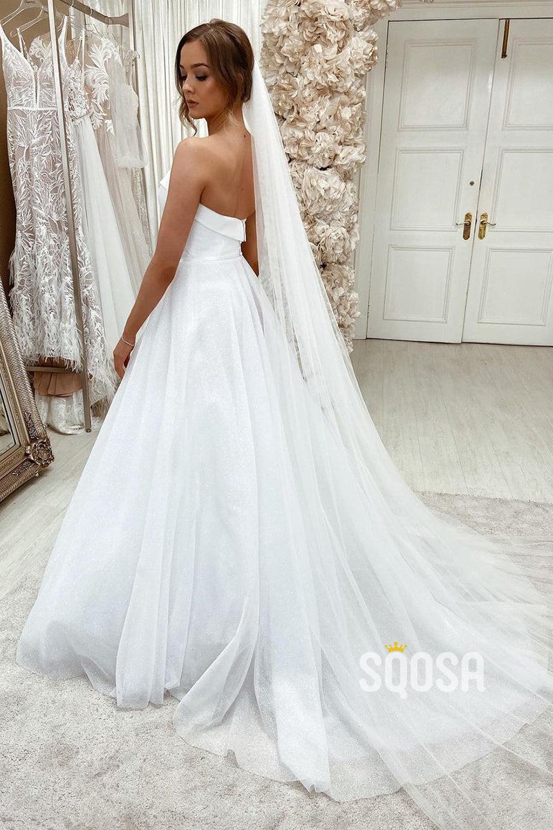 Sweetheart Tulle Ballgown Wedding Dress QW2603|SQOSA