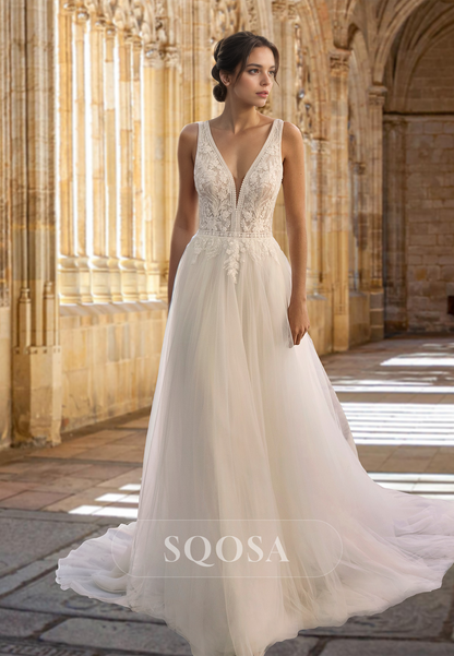 Off Shoulder Straps Beaded Bridal Straps Deep V-Neck Straps Off-Shoulder Sleeveless A-Line Wedding Off Shoulder Straps Beaded Bridal Straps Deep V-Neck Straps Off-Shoulder Sleeveless A-Line Wedding