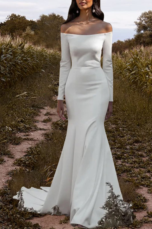 Mermaid Wedding Dresses tagged "Off-Shoulder" SQOSA Mermaid Wedding Dresses tagged "Off-Shoulder" SQOSA