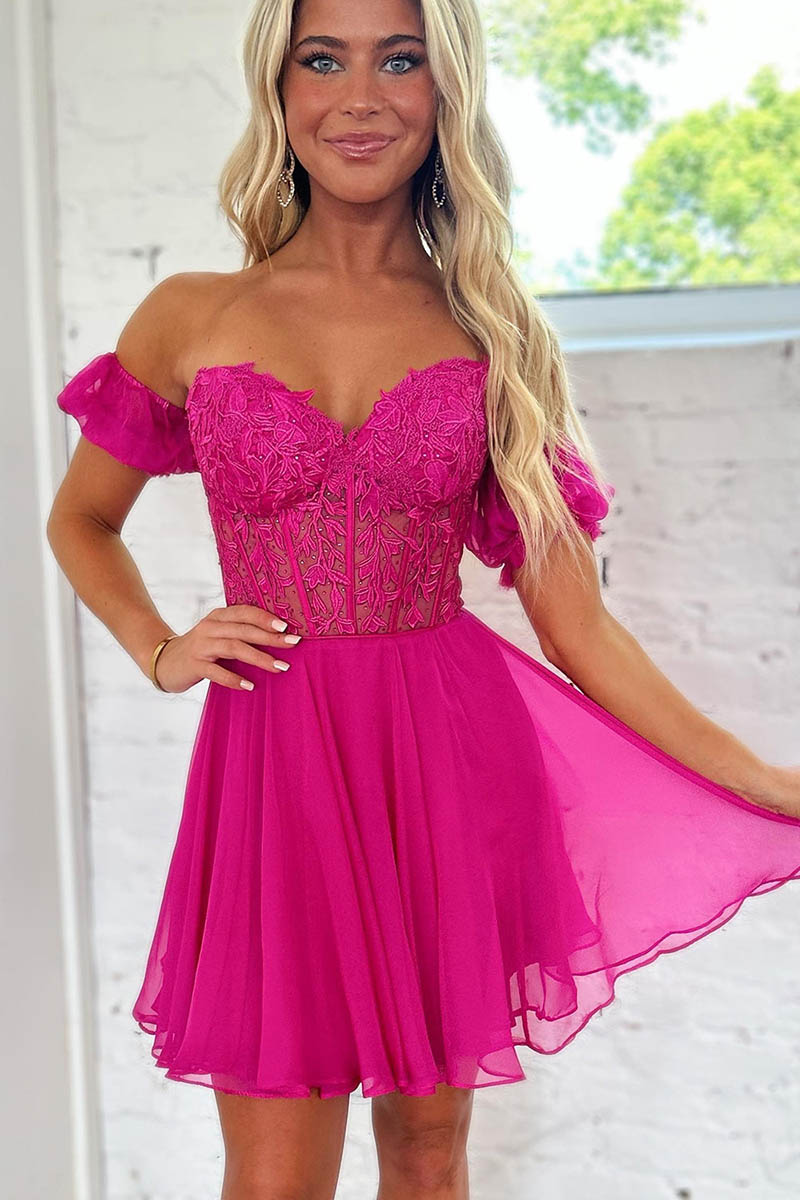 A line Sweetheart Detachable Sleeves Cute Short Homecoming Dress QH2453 US6 / Lake Blue A line Sweetheart Detachable Sleeves Cute Short Homecoming Dress QH2453 US6 / Lake Blue
