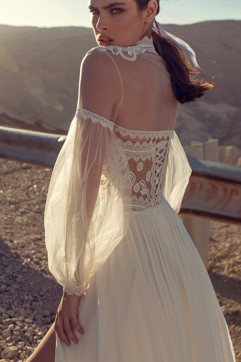 Boho Wedding Dress, White Maxi Dress, Boho Chic Maxi deals Dress, Boho Wedding