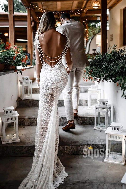 Satin Off the Shoulder Wedding Dresses Lace Applique Mermaid Bridal Dr –  vigocouture